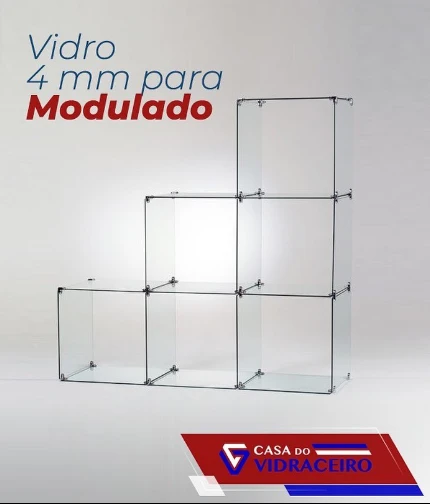 Vidro 4 mm para Modulado